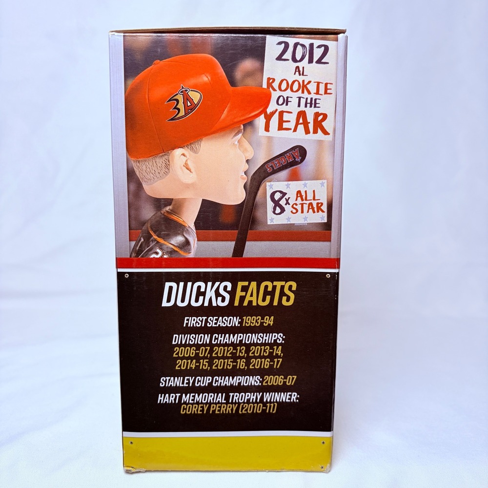 Mike Trout Ducks Bobblehead LA Angels SGA NHL Anaheim Crossover Figure - Picture 4 of 6